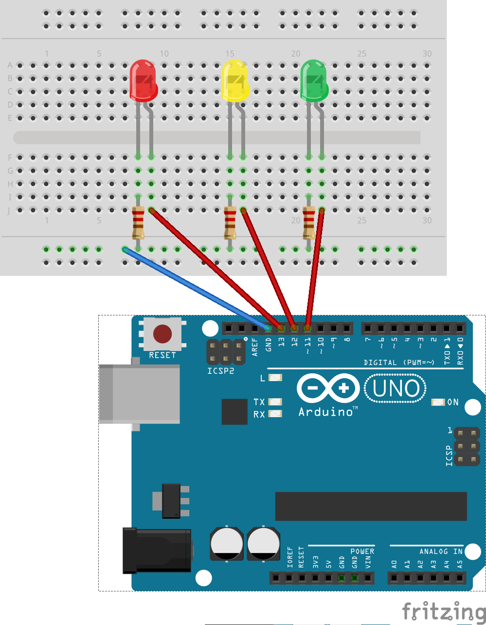 Simple Traffic Light Simulation